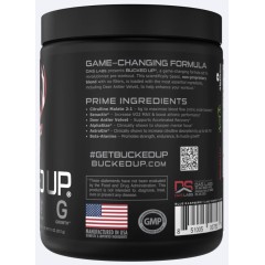 BUCKED UP, PREMIUM Pre-Workout, предтренировочная добавка, вкус Rocket Pop (Голубая малина, лайм, вишня), 312 г (30 порций)